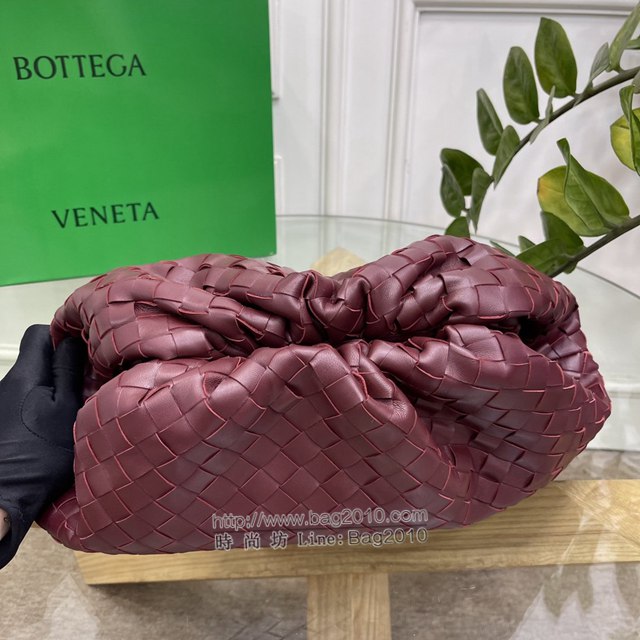 Bottega veneta高端女包 98062 寶緹嘉升級版大號編織雲朵包 BV經典款純手工編織羔羊皮女包  gxz1172